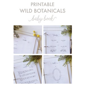 Baby Book Template Printable. Custom Baby Book Shower Gift. Baby Book ...