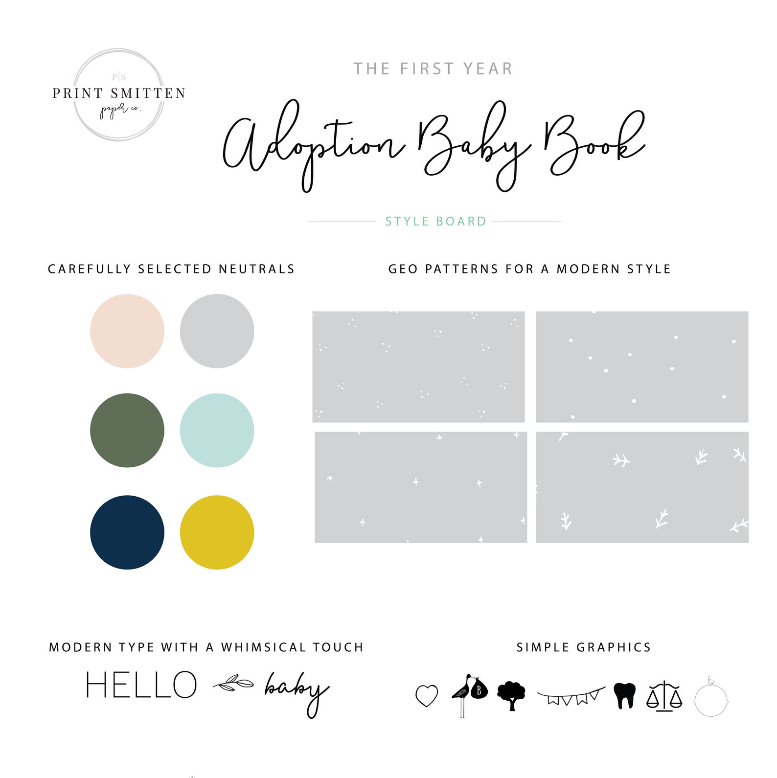 Adoptive Baby Book. Custom Baby Book. the First Year Baby Book Etsy