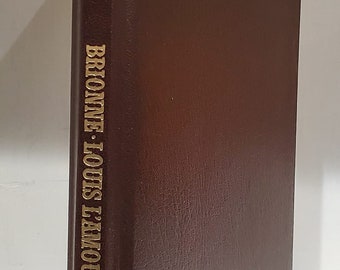 Brionne  by Louis L'Amour from the Louis L'Amour Collection - Leatherette Bound Vintage 80s Western Book