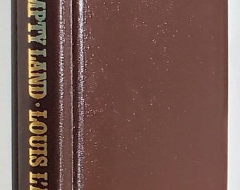 The Empty Land by Louis L'Amour from the Louis L'Amour Collection - Leatherette Bound Vintage 80s Western Book
