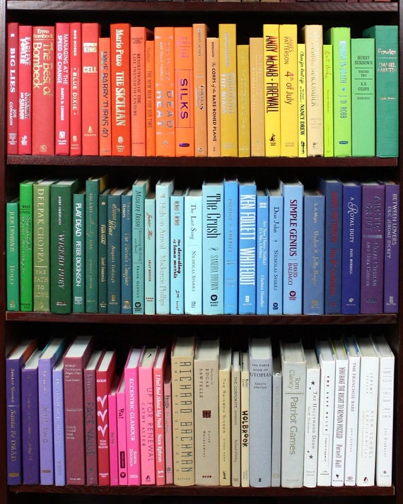 Decorator Books by the Foot - Choose Your Color Scheme - Gently Used Books by Color