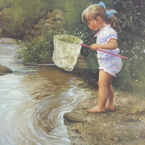 Crystal's Creek - Signed and Numbered Limited Edition Print by Children's Artist Donald Zolan