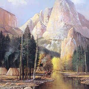 Indian Summer - Signed and Numbered Limited Edition Print by Bill Shaddix - 20&quot; x 16&quot;