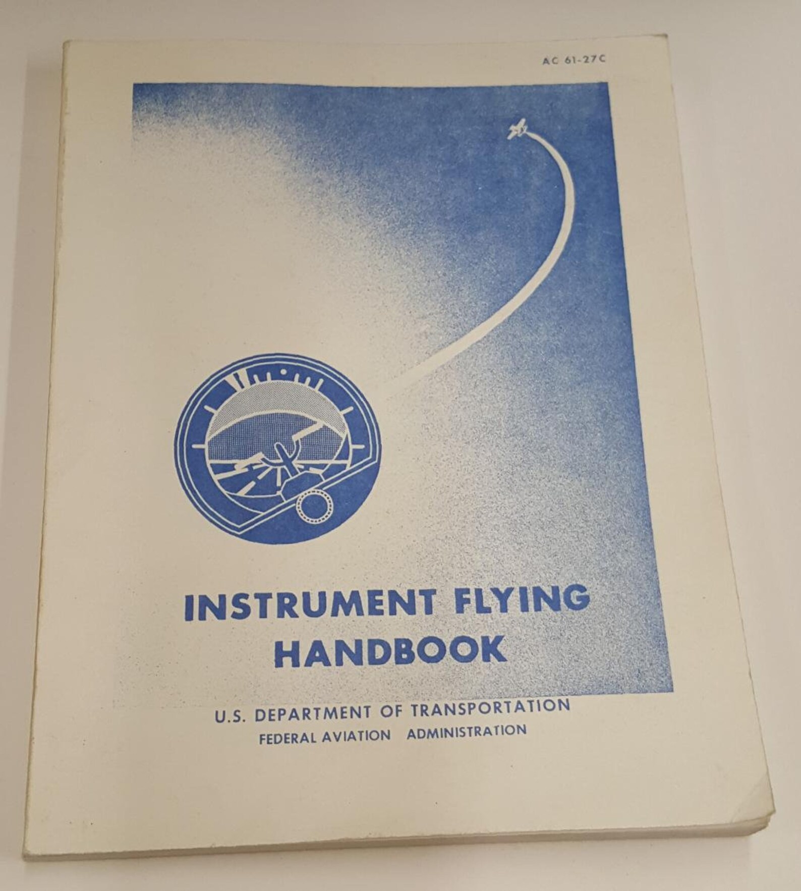 Instrument Flying Handbook by US Department of Transportation Vintage 80s Book Etsy UK