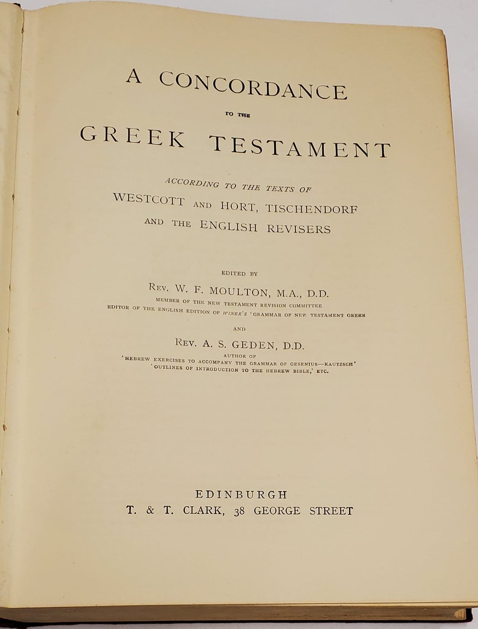A Concordance to the Greek Testament According to the Texts of - Etsy
