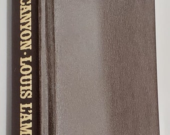 Silver Canyon by Louis L'Amour From the Louis L'Amour Collection- Leatherette Bound Vintage 80s Western Book