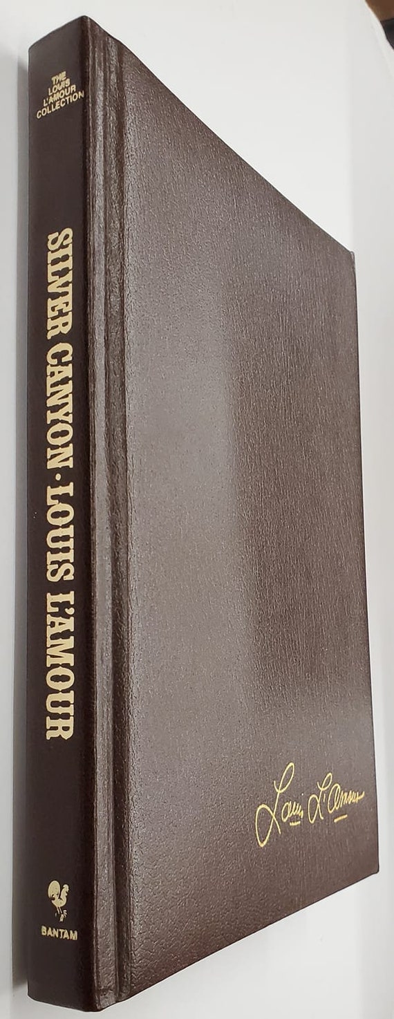 Silver Canyon by Louis L'Amour From the Louis L'Amour Collection -  Leatherette Bound Vintage 80s Western Book