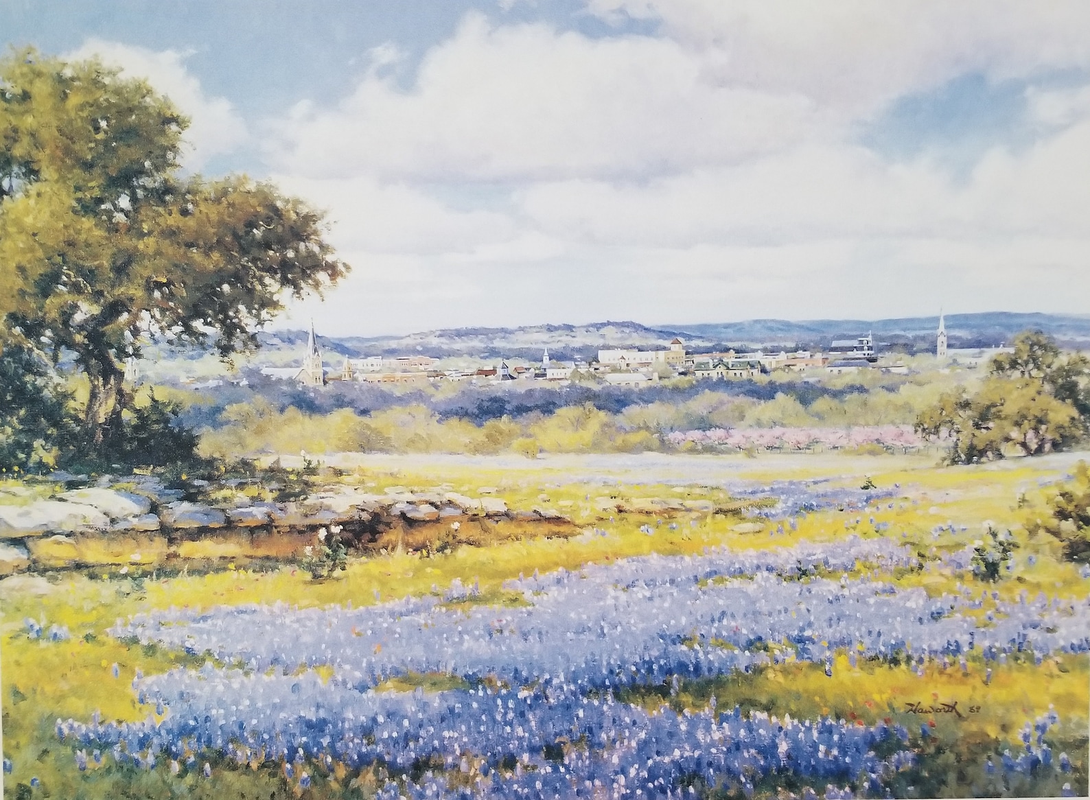 Fredericksburg Spring a Signed and Numbered Print by Mark Etsy
