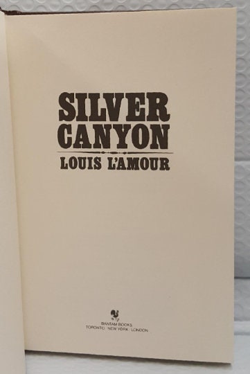 Silver Canyon by Louis L'Amour (1957, Library Binding) for sale online