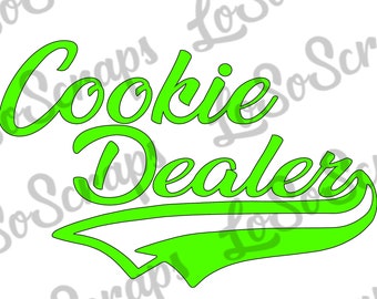 Cookie Dealer Svg Etsy