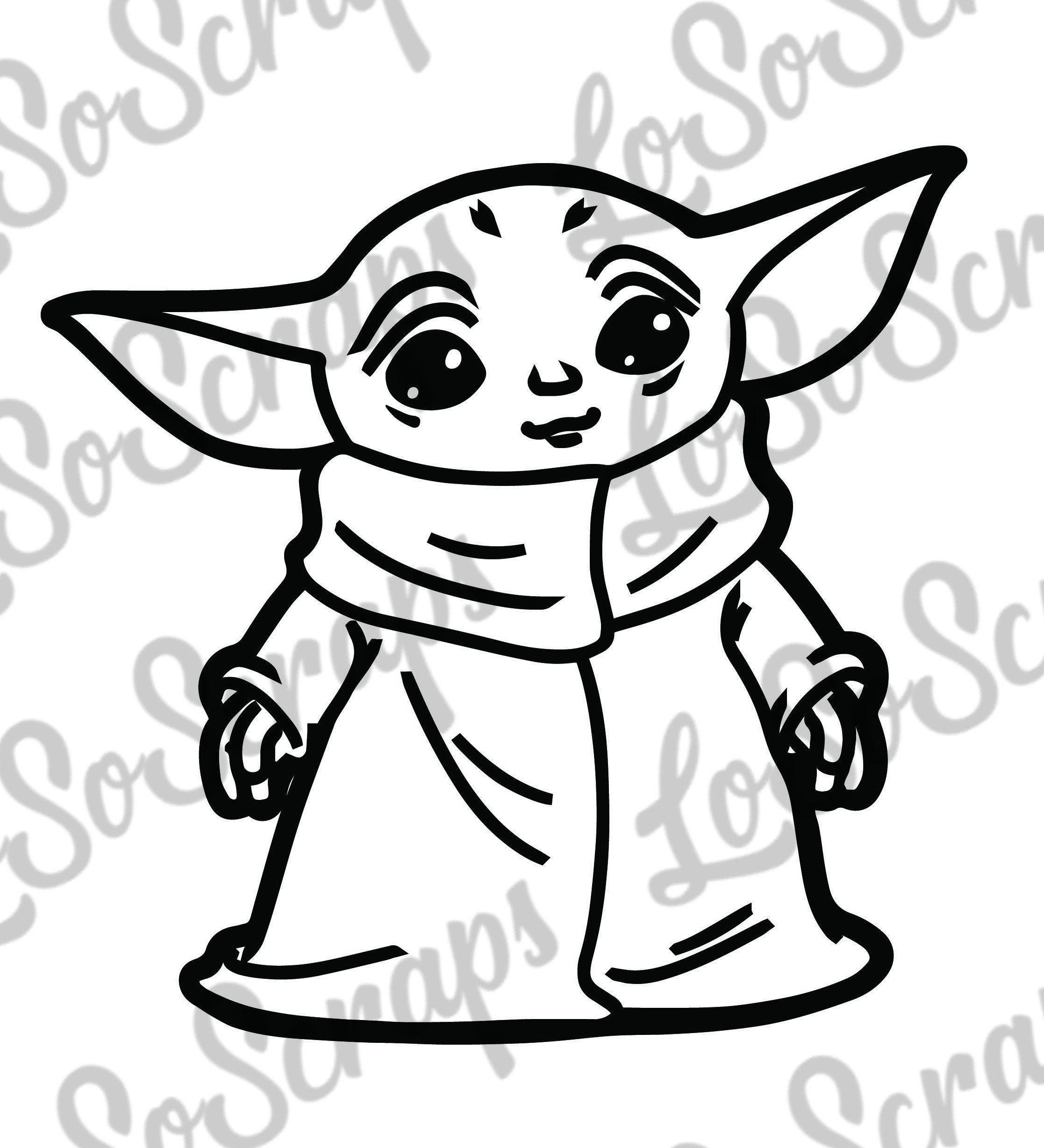 Free Free 105 Baby Yoda Svg Cricut Free SVG PNG EPS DXF File