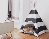 SALE! Striped Dog Teepee