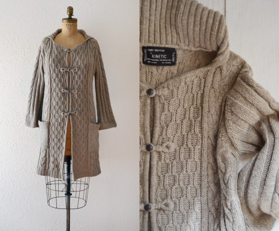 Boucle Patchwork Wool Coat Vintage 1980s Ukrainian Black n Gray Patch Nubby Wool Coat 80s Minimalist Oversized Boucle Wool Menswear Coat