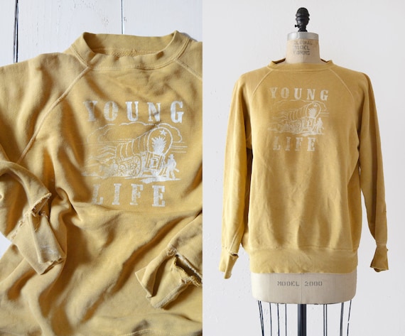 1950s Young Life Sweatshirt / vintage sportswear p