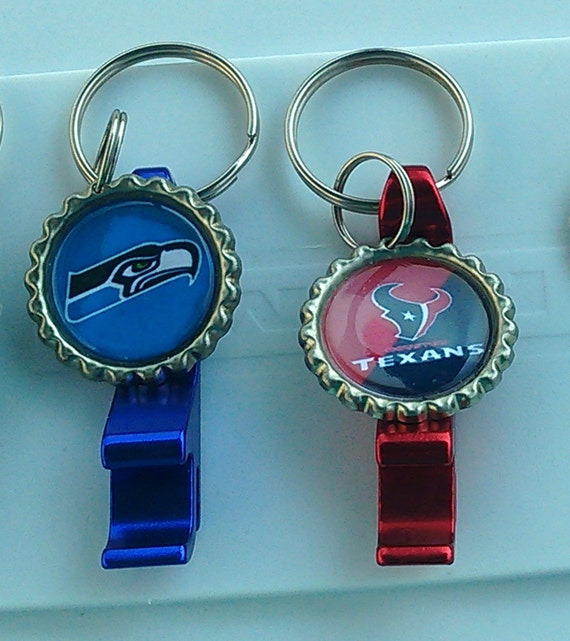 Items similar to NFL Keychain Seattle/Texans on Etsy