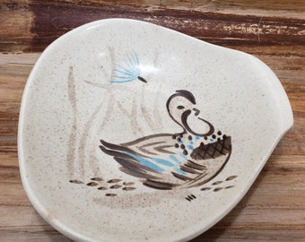 Vintage Red Wing Bob White Pattern bowl, 1960s