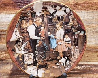 Collectible Norman Rockwell Plate, 1979, Aprils Fool ,