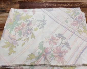 One Standard Size Pillow Case, vintage , 1970s