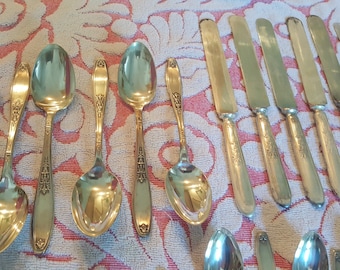 Rogers Brothers Silverware, 26 piece set , 1847 , Silver plated, antique