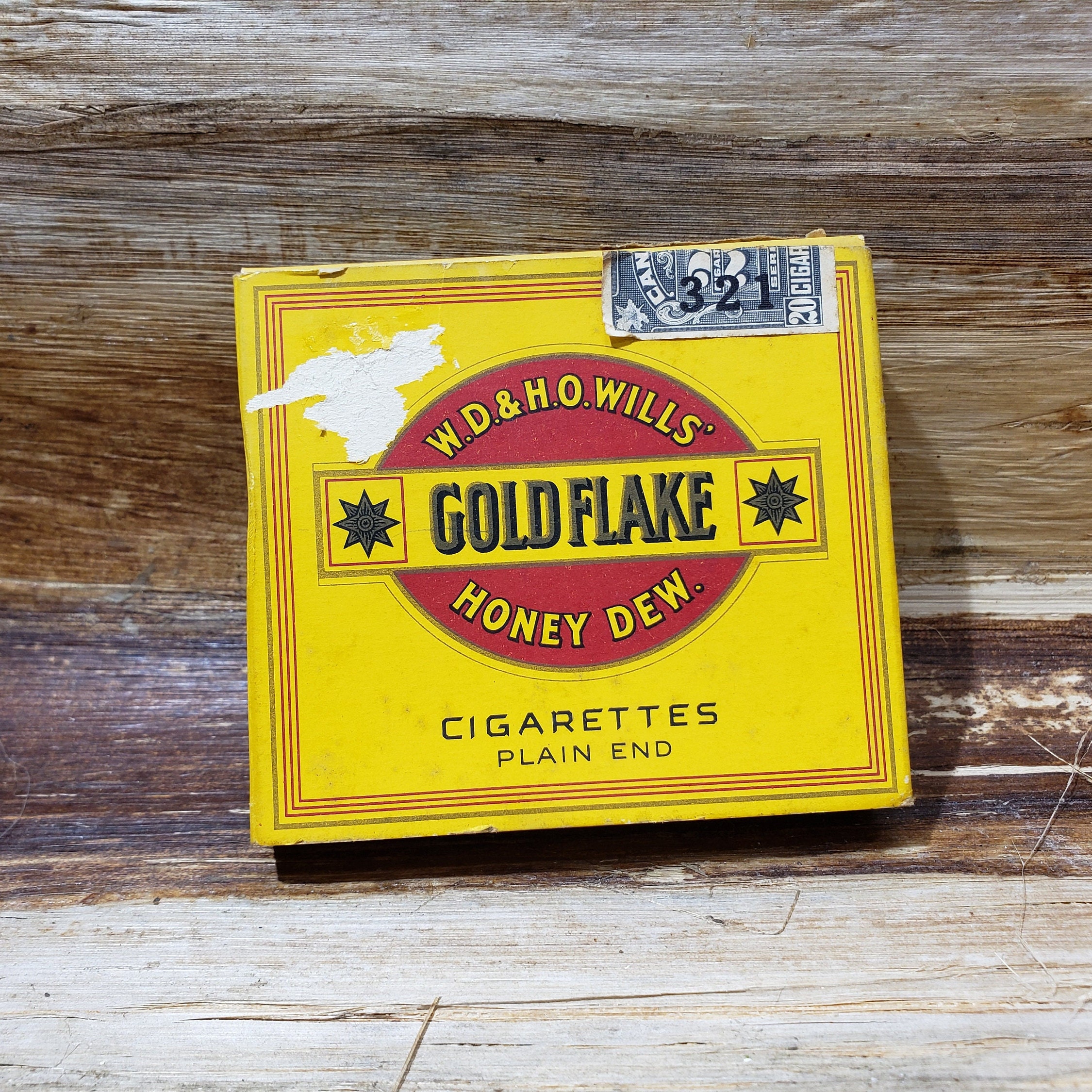 Vintage Goldflake Honey Dew Cigarettes, Empty , 1940s