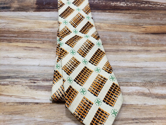 Retro Necktie, 1960s, mid century, vintage necktie - image 1