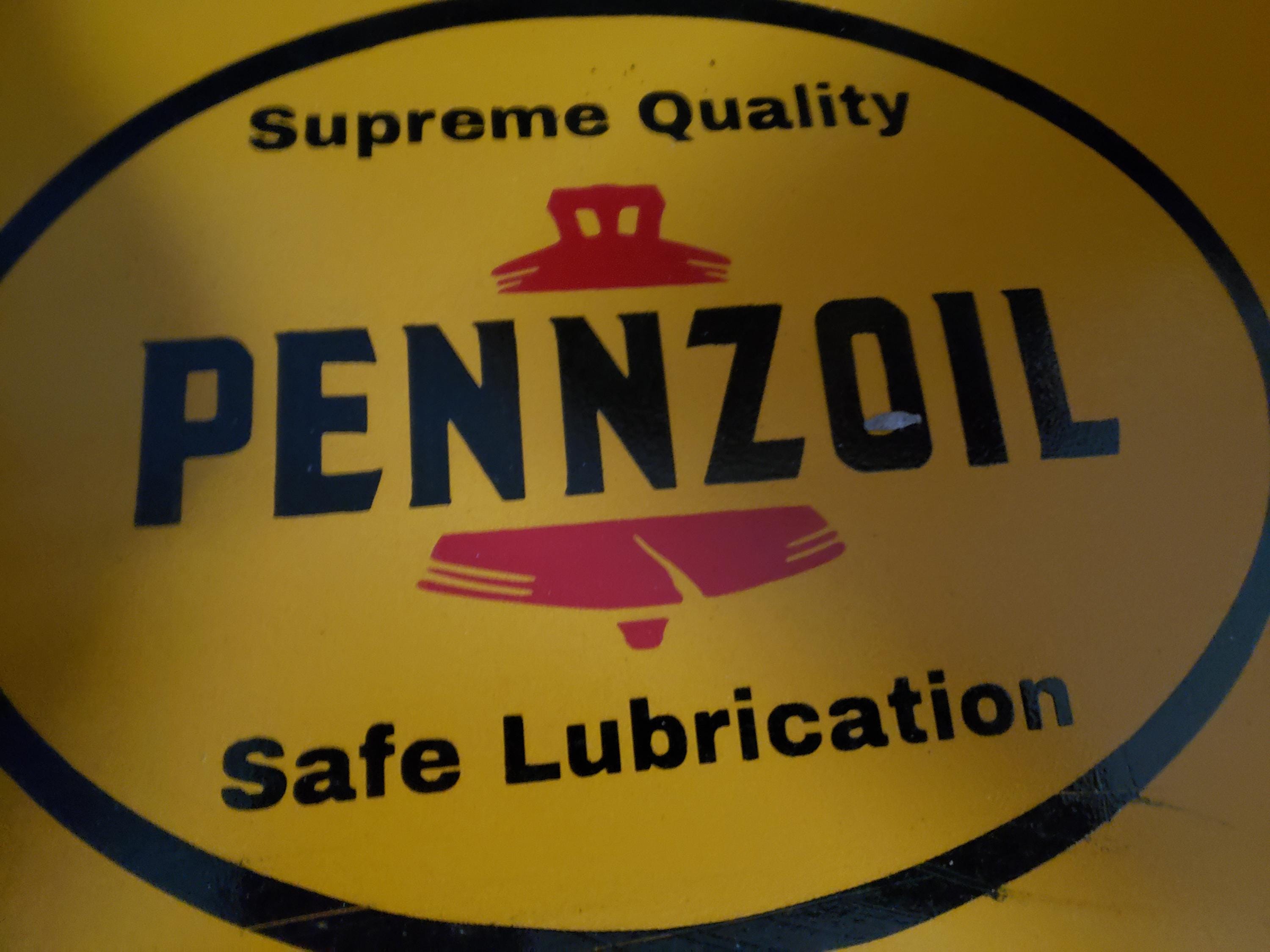 Pennzoil Motor Oil Service Sign - Etsy