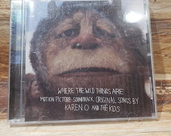 Where The Wild Things Are CD, 2000s vintage movie cd soundtrack