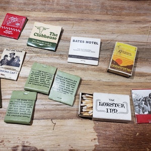 Lot of 10 matchboxes  1970s