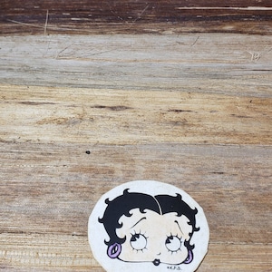 Betty Boop Sticker 1980s Vintage sticker