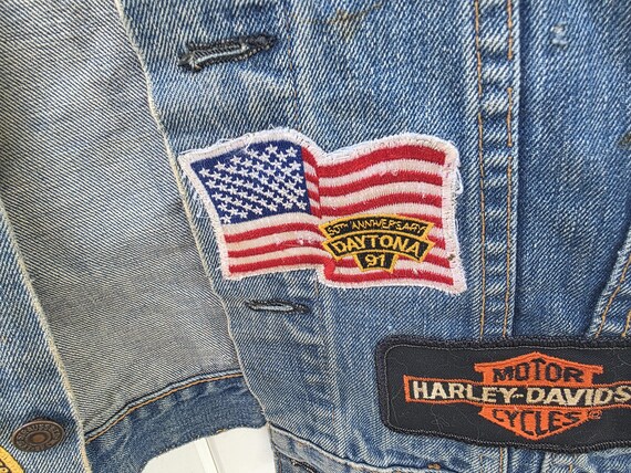 Vintage Biker vest Levi - image 5