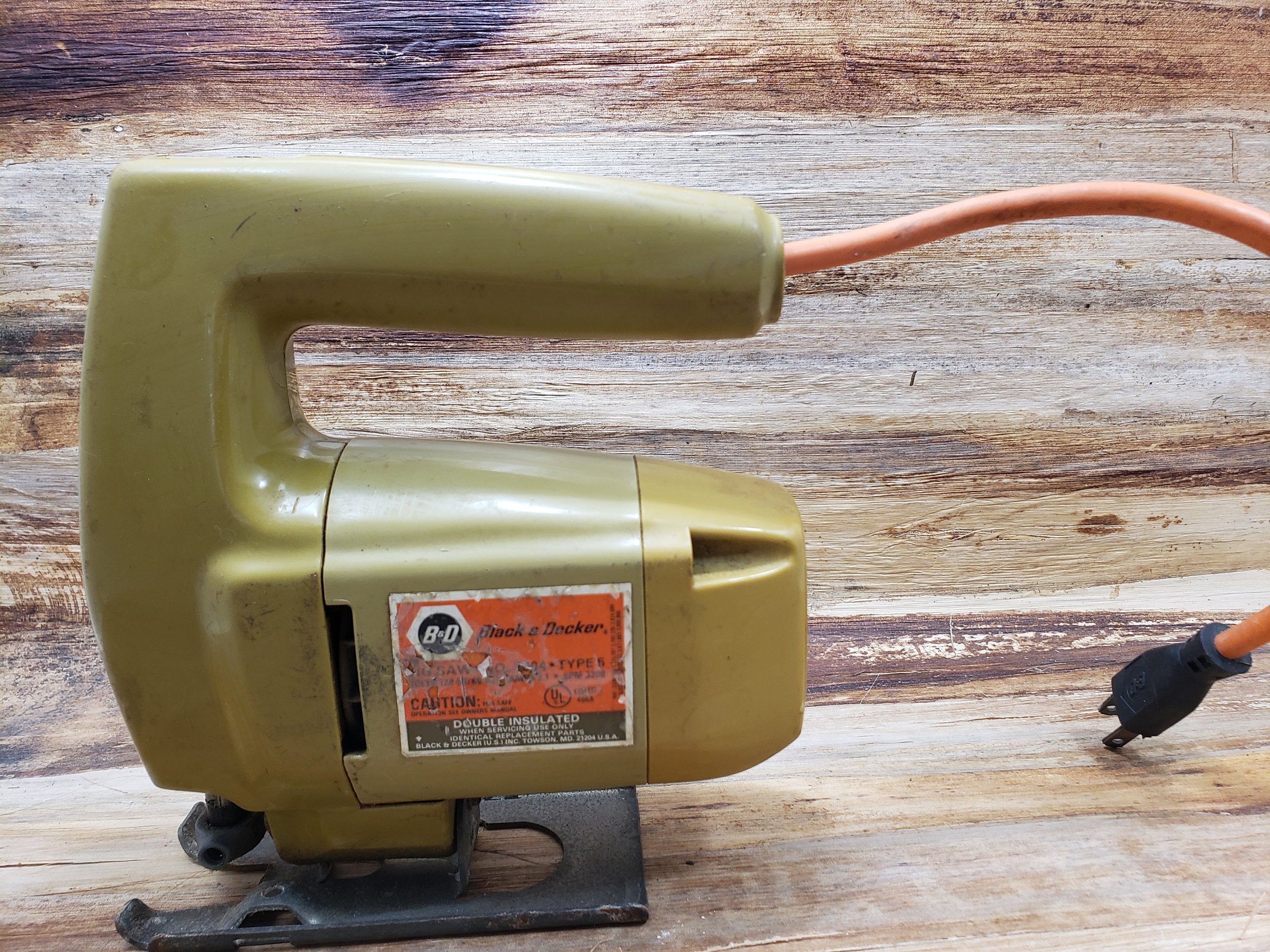 My grandfather's Black and Decker jig saw that he bought in 1967