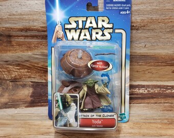 Star Wars, Yoda Attack of the clones Jedi master Figurine in box