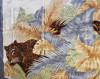 Large Piece of fabric for wall hanging or sewing project, vintage, satin
