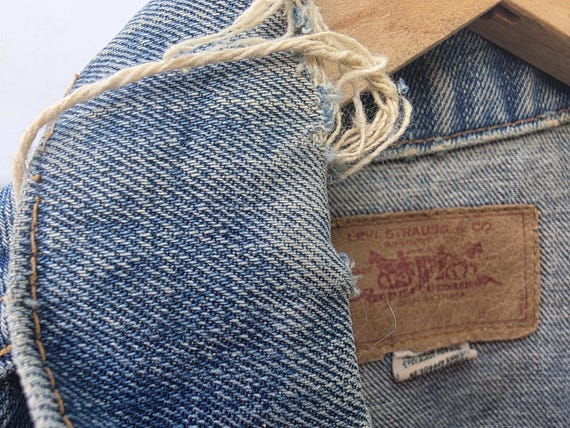 Vintage Biker vest Levi - image 8