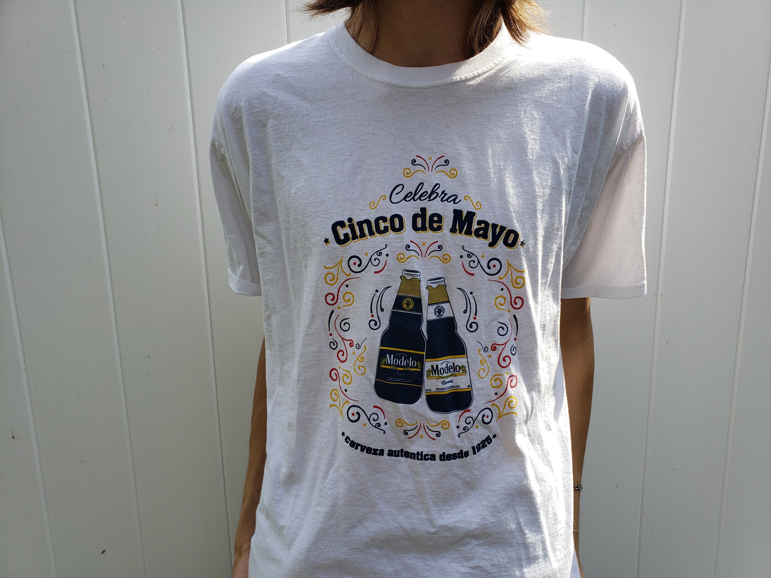 Vintage Modelo Beer T Shirt Mens XL 