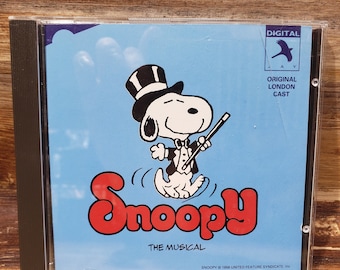 Snoopy The Musical CD ,1988 Vintage cd