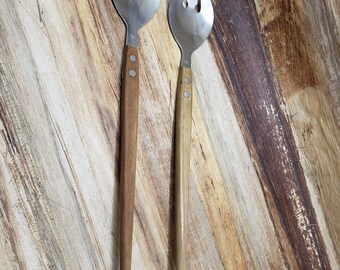 Mid Century Salad Servers, 1950s-1960s