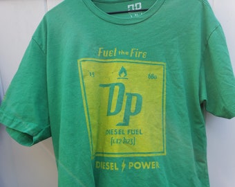 Diesel fuel Shirt, 1970s, vintage t shirt ,mens XL