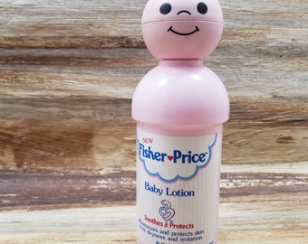 Vintage Fisher Price Baby Lotion, 1989 Vintage baby care