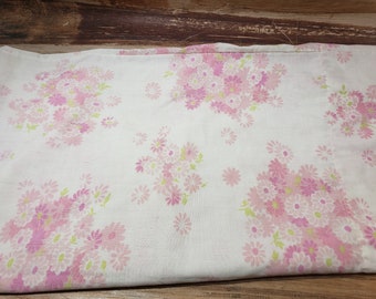 Vintage King Size Pillowcase, 1990s vintage bedding