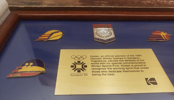 Kodak Olympic winter games pin