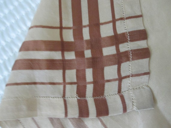 MANS ANTIQUE SILK Handkerchief - image 5