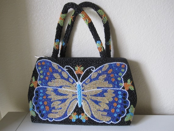Black butterfly purse sale