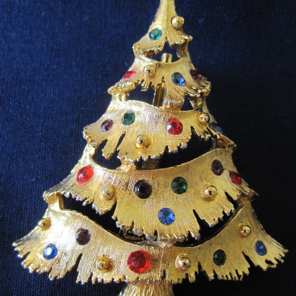 JJ CHRISTMAS TREE  Brooch