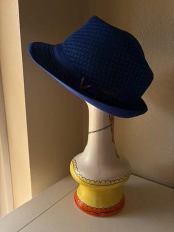 BLUE SPRING FEDORA Hat Size Small - image 9