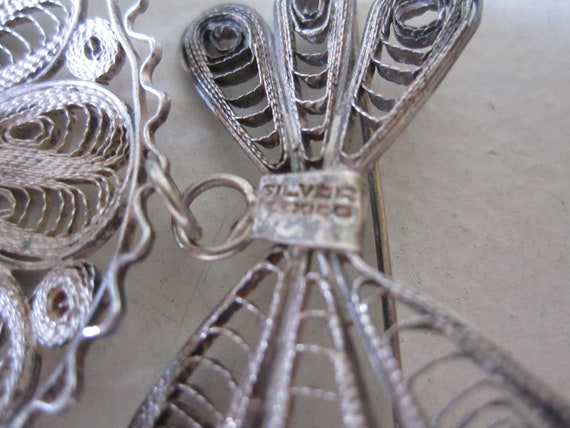 MEXICAN SILVER SOMBRERO Brooch Circa 1930s - image 9