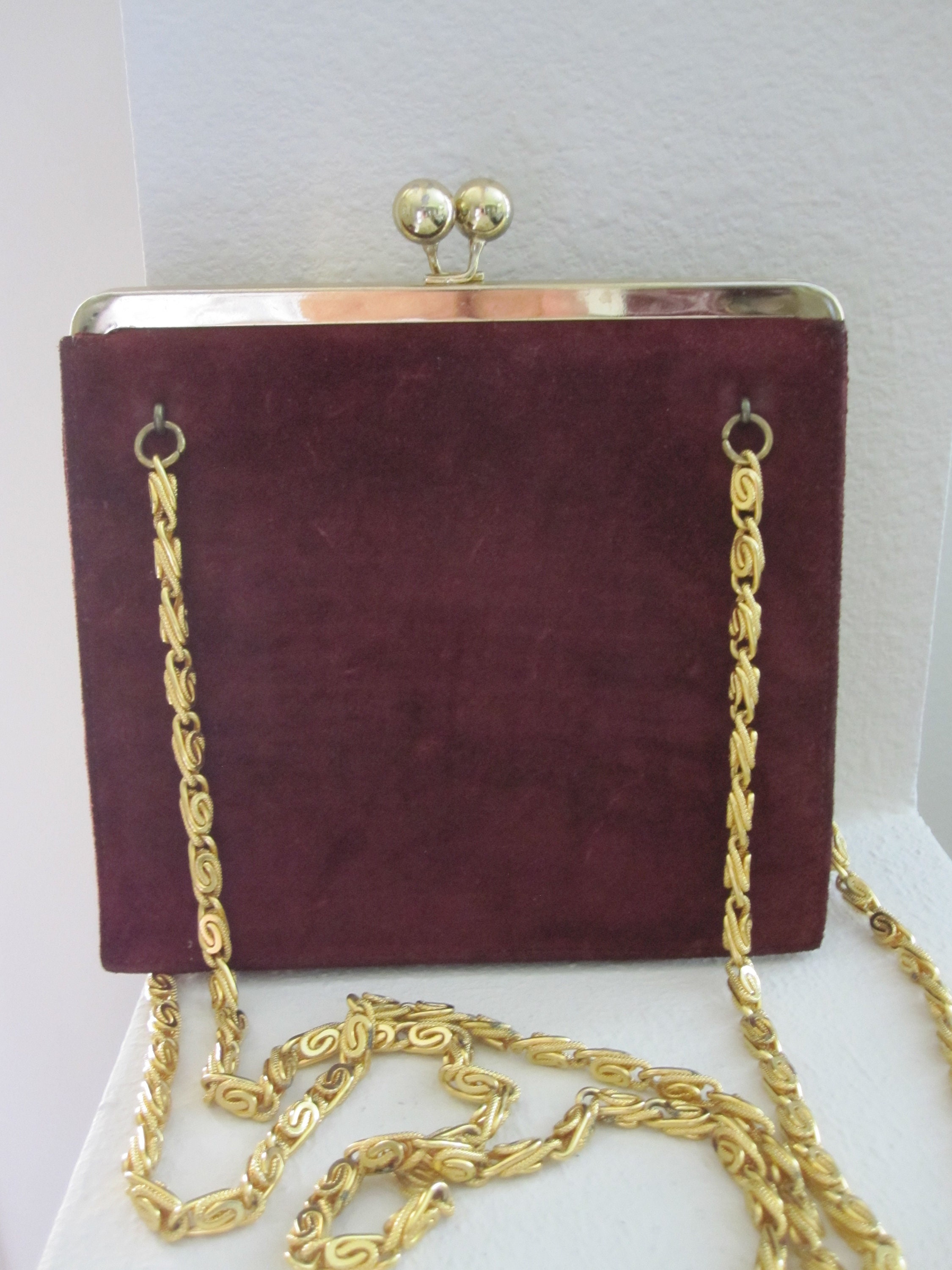 ROBERT BESTIEN ORIGINAL Suede Handbag Etsy