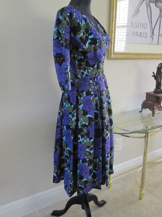 PAT HARTLY ORIGINAL Cocktail Dress Circa 1950s - image 6