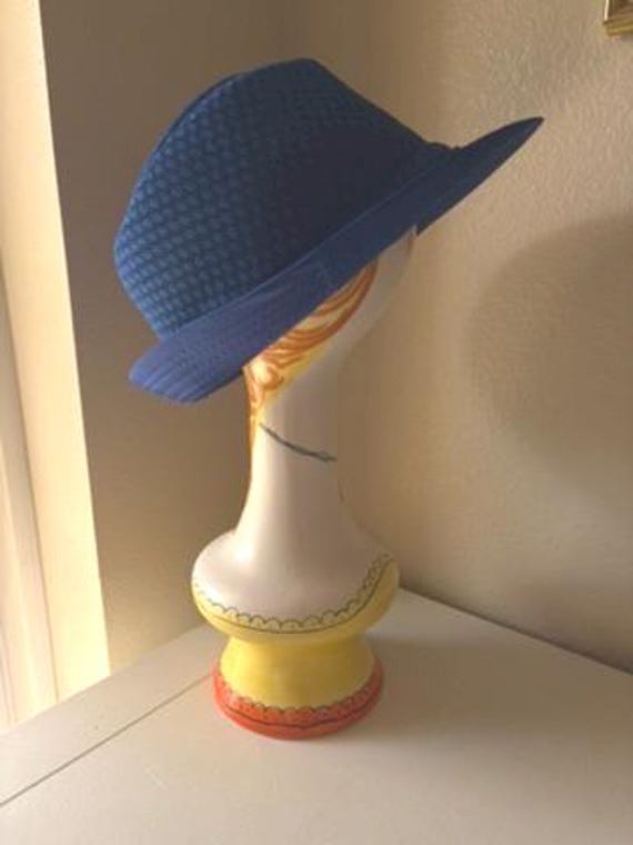 BLUE SPRING FEDORA Hat Size Small - image 8
