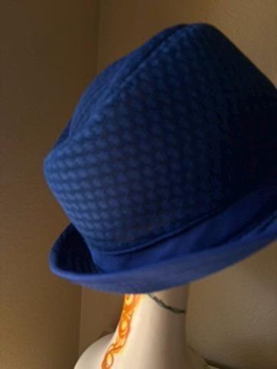 BLUE SPRING FEDORA Hat Size Small - image 3